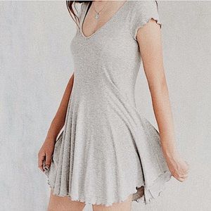 Gray T-Shirt Dress